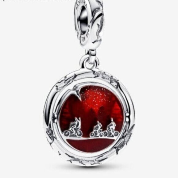 Pandora Stranger Things Glow-in-the-dark Upside Down Dangle Charm - Picture 1 of 7